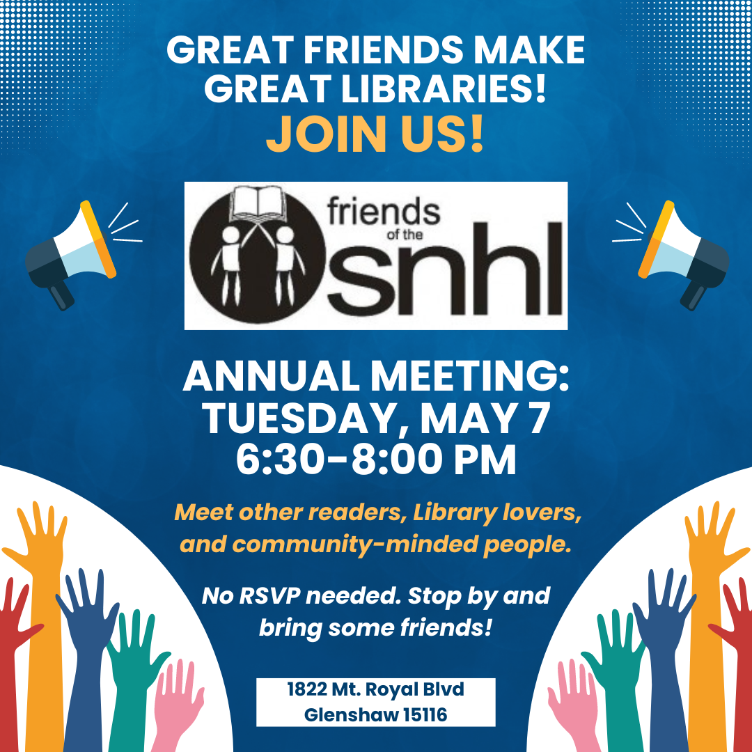 Friends of SNHL Annual Mtg Info
