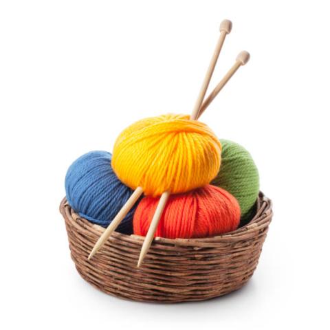 Basket of yarn