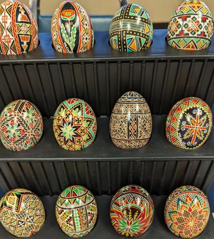 Pysanky Egg Display