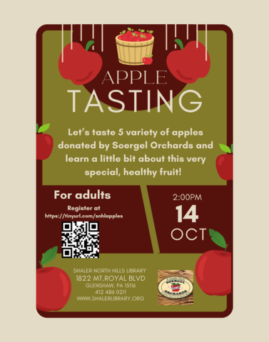 Apple tasting for adults