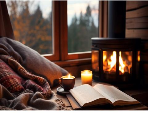 Hygge: a feeling of coziness and contentment