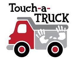 Dump truck graphic with fingerprints on truck bed