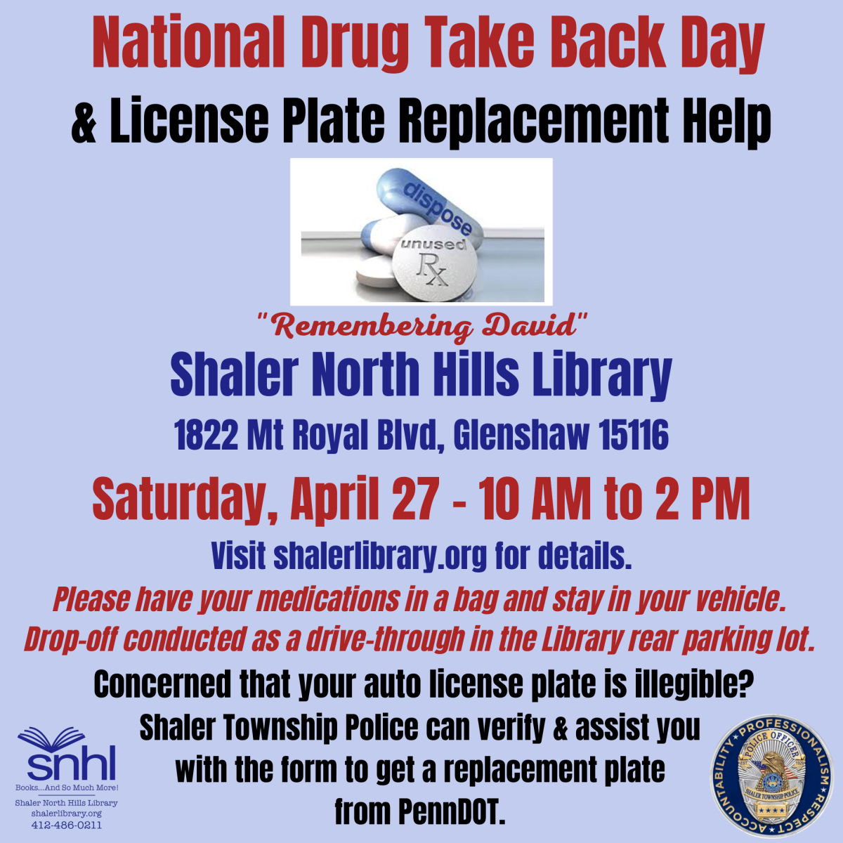 Drug Take Back Tile