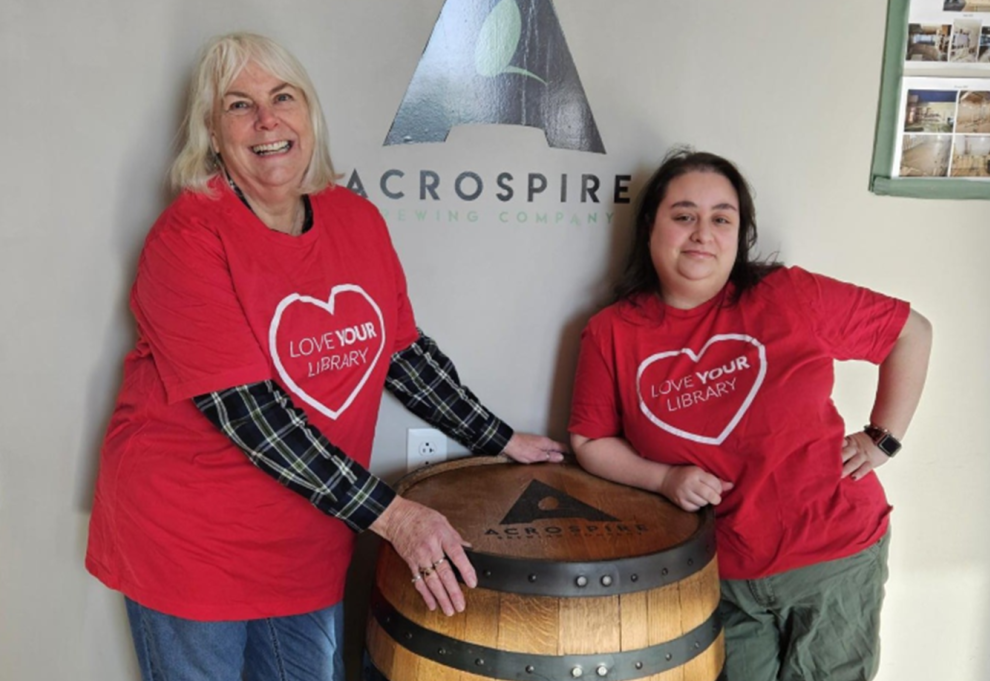 Jan and Nicole Guest Beertenders at Acrospire Brewing 